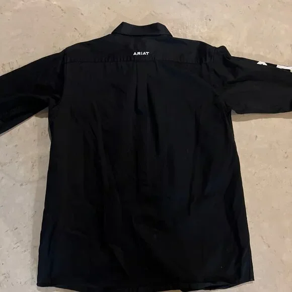 Ariat Boys Team Logo Button Down Western Shirt - Picture 3 of 5